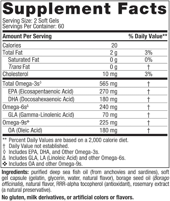 Nordic Naturals Complete Omega, Lemon Flavor - 120 Soft Gels