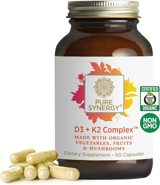 PURE SYNERGY D3 + K2 Complex - 60 Tabs