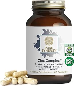 PURE SYNERGY Zinc Complex | Zinc - 60 Tabs