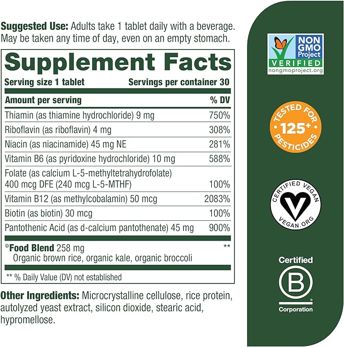 MegaFood Balanced B Complex 60 Day