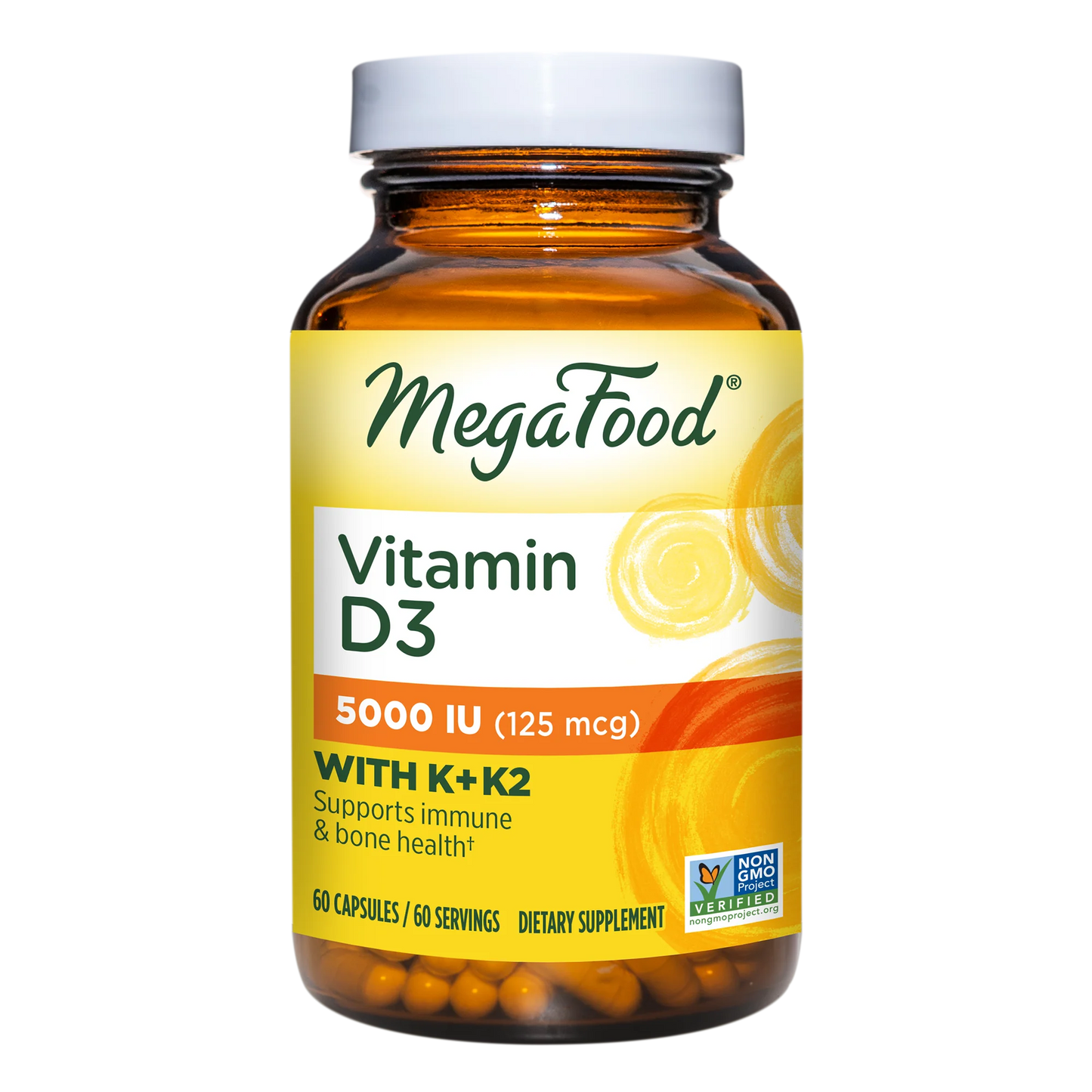 Vitamin D3 5000 IU (125 mcg) plus K & K2 60 Day